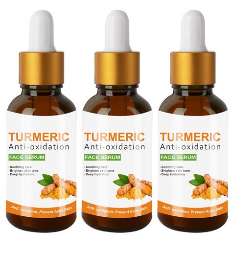 Turmeric Anti Oxidation Face Serum Brightening Nourishing