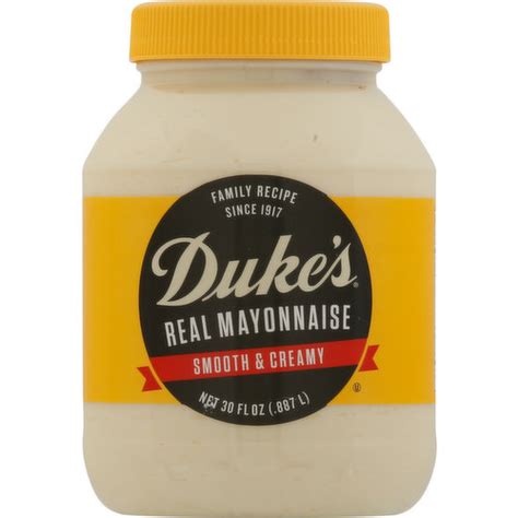 Duke's Mayonnaise, Real, Smooth & Creamy