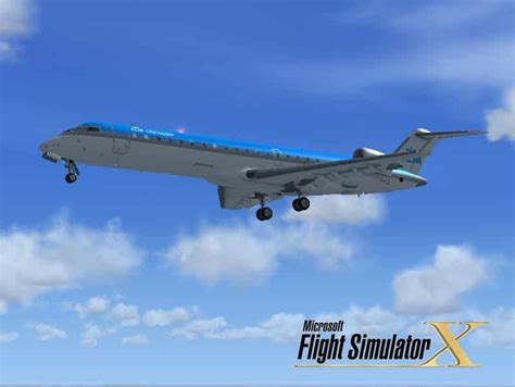 Fsx Klm Cityhopper Old Livery Texture For The Bombardier Crj 700