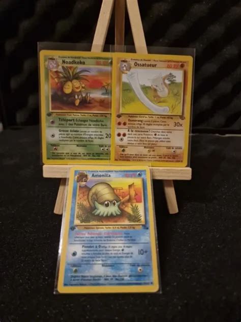 LOT DE 3 cartes Pokémon Set De Base Wizard ed 1 TBE EUR 55 00