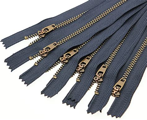 Amazon Leekayer 8 Inch Brass Zipper 3 Jeans Zipper Closed End