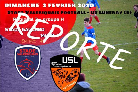 Actualit Match De R Report Club Football Stade Valeriquais