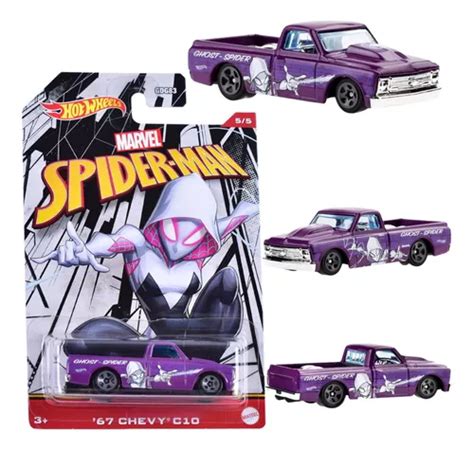 Hot Wheels Marvel Homem Aranha Aranha Fantasma Chevy C Frete Gr Tis