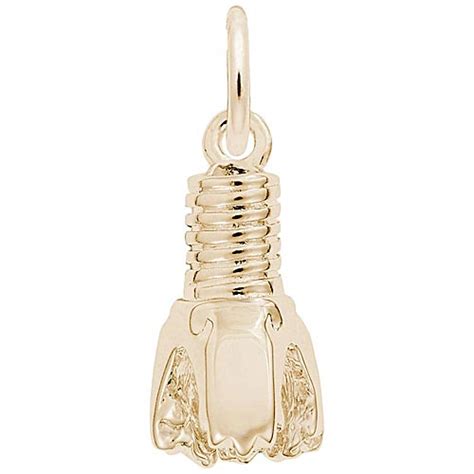 14k Gold Oil Drill Bit Charm By Rembrandt Charms