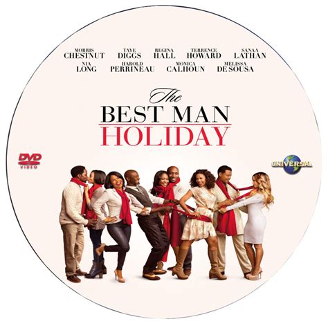 The Best Man Holiday DVD Label (2013) Custom Art