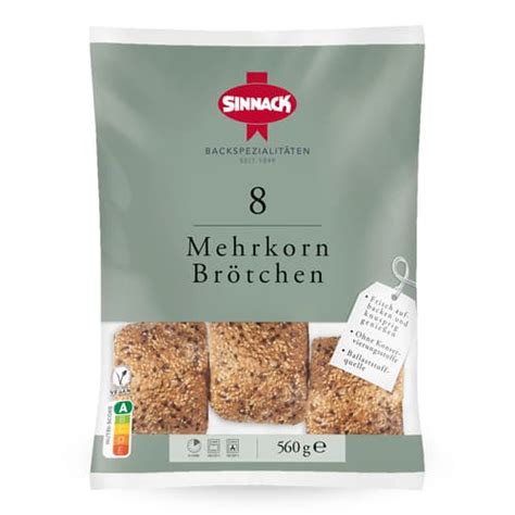 Sinnack Mehrkorn Brötchen 8 Stück