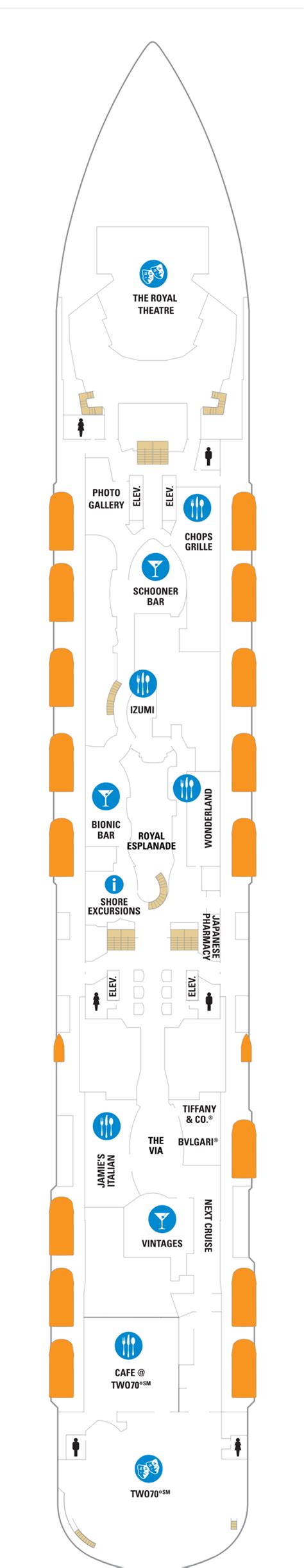 Deck Plans - Quantum of the Seas - Planet Cruise