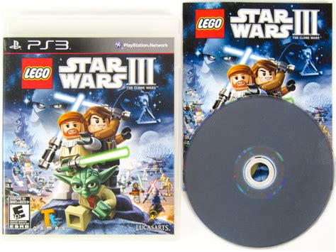 Lego Star Wars Iii 3 The Clone Wars Playstation 3 Ps3 Retromtl