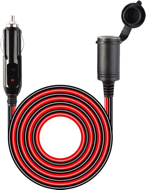 Ft Cigarette Lighter Extension Cord With Cigarette Lighter Socket