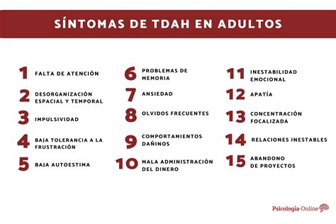 15 Síntomas De Tdah En Adultos