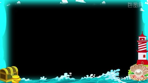 Free Animated Waves Clipart Border