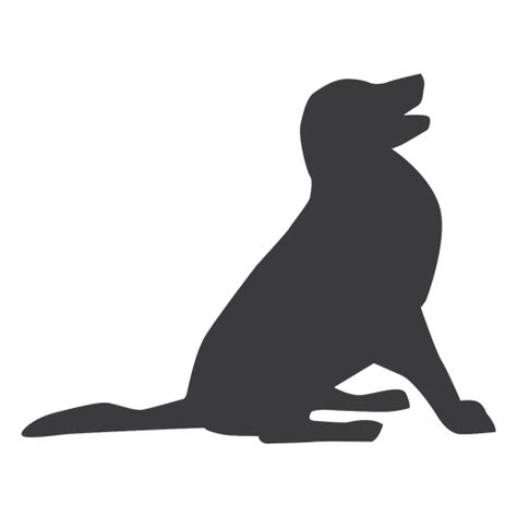 Design Png E Svg De Silhueta De Orelha De Cauda De Cachorro Filhote De