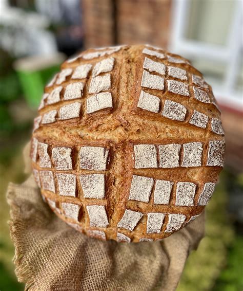 A miche bread (Description and recipe in the comments) : r/Breadit