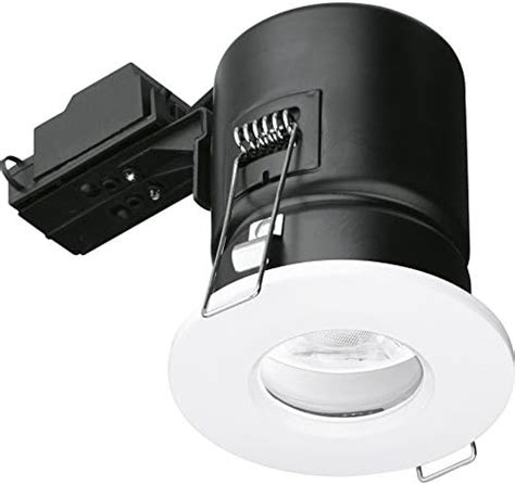 Enlite IP65 Fire Rated GU10 Downlight EN FD103W White Amazon Co Uk