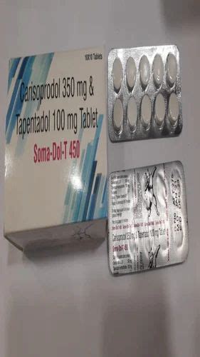 Somadol T Carisoprodol Mg And Tapentadol Mg Tablet At Best