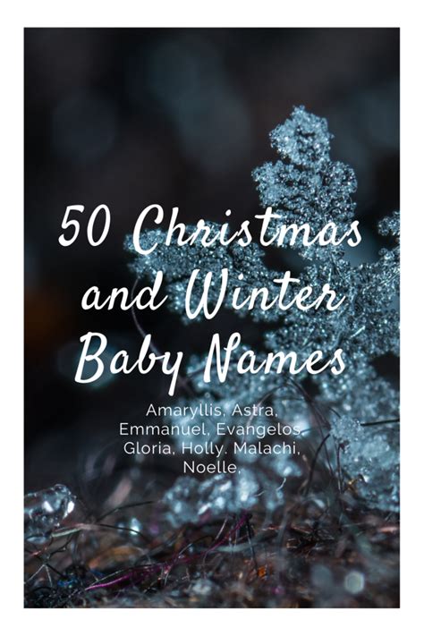 50 Christmas and Winter Baby Names - WeHaveKids