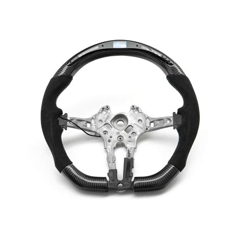 SHFT BMW F Series Flat Bottom Steering Wheel In Gloss Carbon Fibre