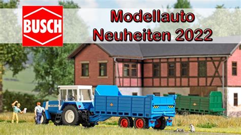 Alle Busch Modellauto Neuheiten 2022 für Spur H0 YouTube