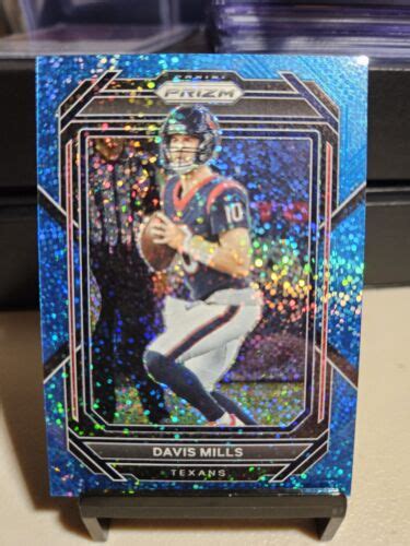 Davis Mills Panini Prizm Blue Sparkle Prizm Ssp Texans Qb