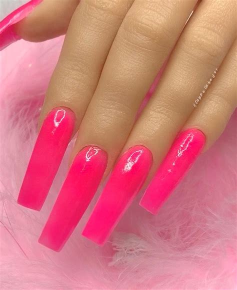 Staypolished91 Instagram Pink Acrylic Nails Neon Acrylic Nails