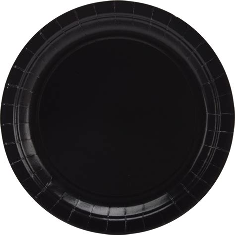 Amscan Big Party Pack Dinner Paper Plates 9 60 Pkg Black