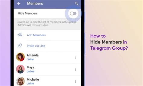 What Is Hide Members Feature In Telegram How To Activate It Tip X