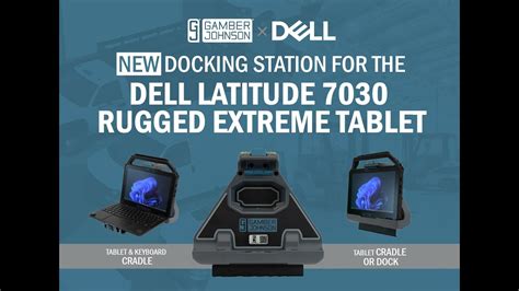 Gamber Johnson Dell Latitude Rugged Extreme Docking Station Youtube