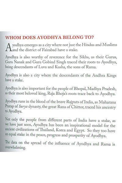 Ayodhya War And Peace