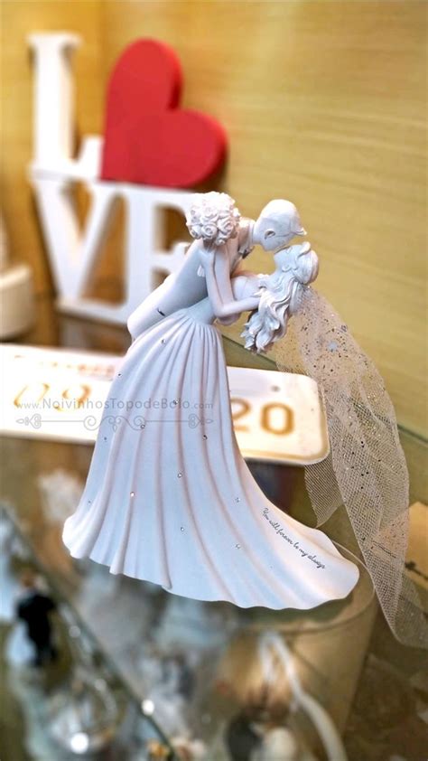 Topo De Bolo Casamento Em Porcelana Topo De Bolo De Casamento Topo