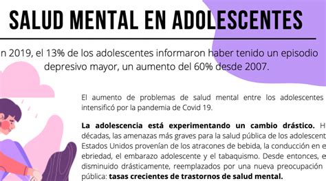 Salud Mental En Adolescentes Colegio Lirima