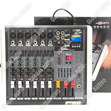 Jual Power Mixer Blackspider Ml Channel Original Power Mixer