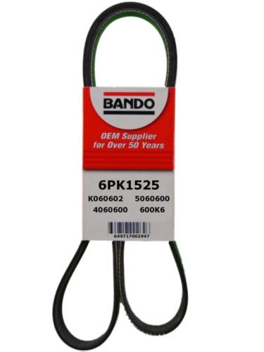 Bando 6pk1525 Serpentine Belt Rib Ace Precision Engineered V Ribbed Belt Ebay