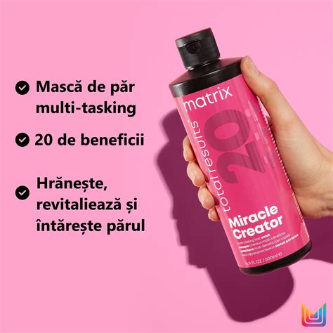 Маска за коса Matrix Miracle Creator 20, Многофункционална ...