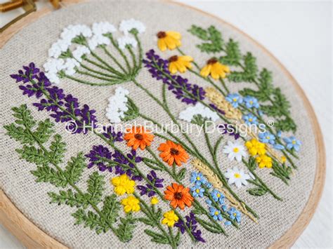 Florence Wreath Embroidery Kit By Hannah Burbury Coast Country