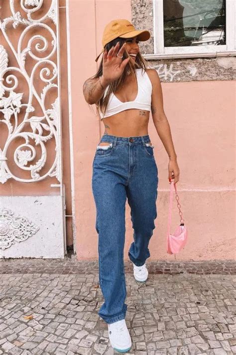 Calça bolso vazado a tendência hot do momento Guita Moda Looks