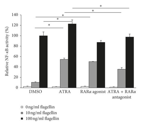 Effect Of Rar Rxr Agonist Or Antagonist On Nf B Ap Activity Of