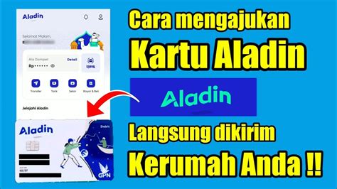 Cara Request Kartu Aladin Bank Syariah Di Kirim Langsung Ke Rumah