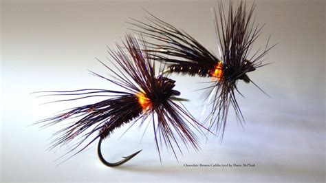 TYING THE CHOCOLATE DROP BROWN CADDIS BY DAVIE MCPHAIL Trout Fishing