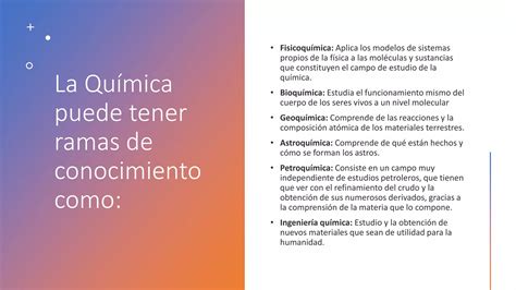 La Química y Biología con otras ciencias pptx