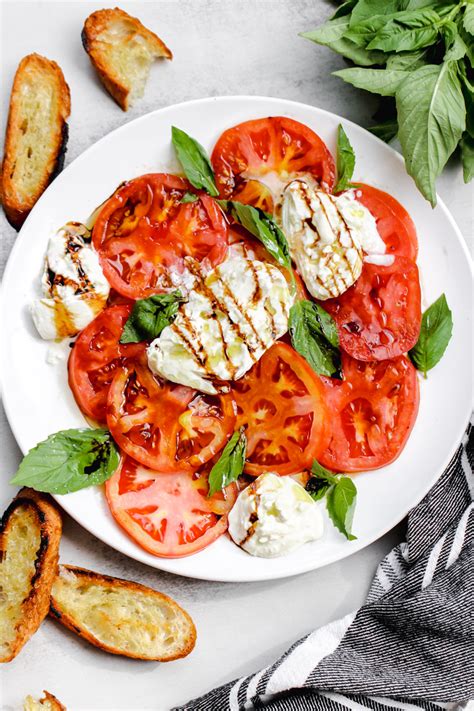 Easy Burrata Caprese Salad Recipe Savoring Italy