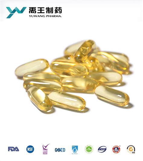 Yuwang Oem Health Care Gmp Certificated Omega 369 Softgel Soft Capsule