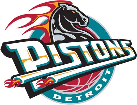 Detroit Pistons 90s Logo Clipart Full Size Clipart 3228580