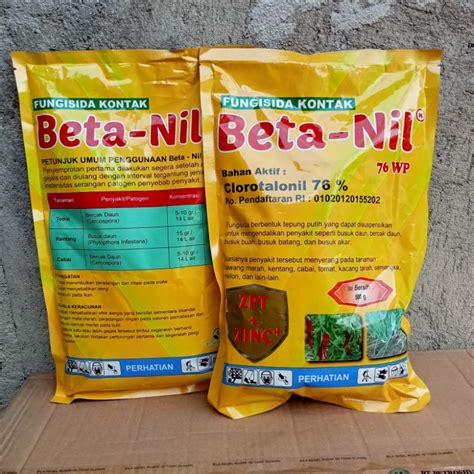 Jual Fungisida Kontak Beta Nil Wp Gram Klorotanoil Plus Zink