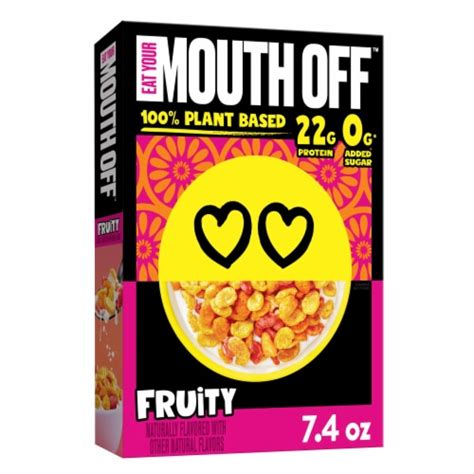 Eat Your Mouth Off Fruity Vegan Protein Cereal 74 Oz Ralphs