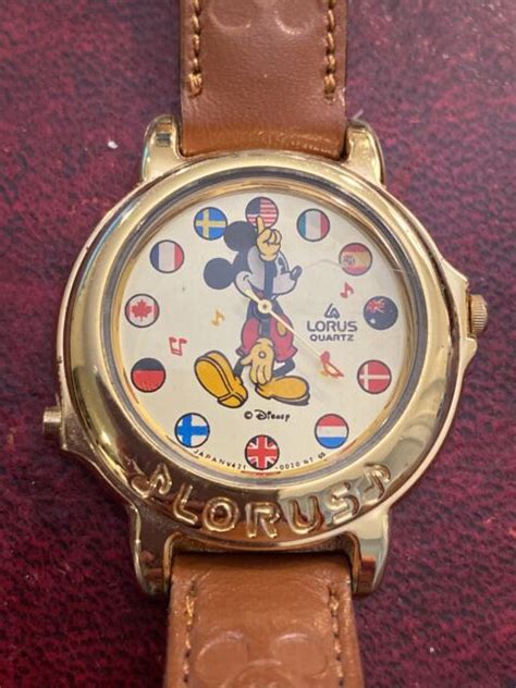 Lorus Musical Mickey Mouse Watch V421 0020 Z0 Battery For Sale Online