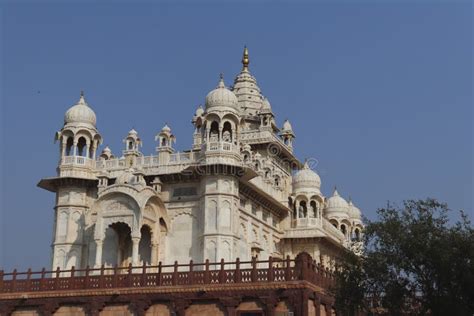 Jaswant Thada Marble Temple Tomb Fotografering för Bildbyråer Bild av