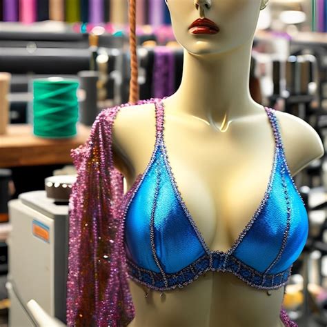 Premium Ai Image Beautiful Bikini In A Sewing Mannequin