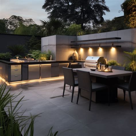 creative  shaped outdoor kitchen ideas unique design blog