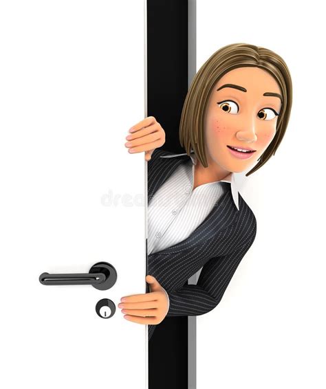 Peeking Door Stock Illustrations 575 Peeking Door Stock Illustrations