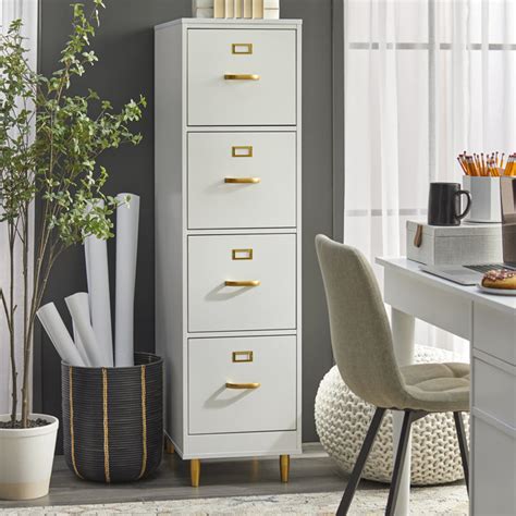 Willa Arlo Interiors Holyoke 15 Wide 4 Drawer Vertical Filing Cabinet And Reviews Wayfair